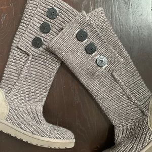UGG Cardy grey sweater boots